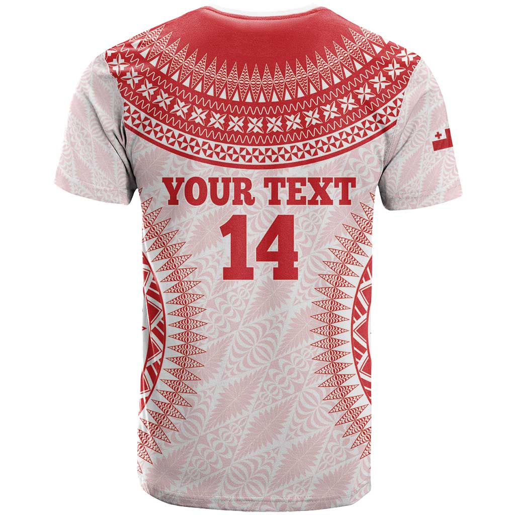 Custom Tonga Mate Maa T Shirt Go Champions Tongan Ngatu - White