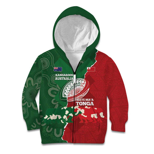 Australia And Tonga Baseball Jacket Aboriginal Mix Tongan Ngatu Unique Style LT14 main image 1