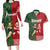 Custom Mate Maa Tonga And Kangaroo Australia Couples Matching Long Sleeve Bodycon Dress and Hawaiian Shirt Tongan Kupesi Mix Aboriginal Art