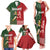 Custom Mate Maa Tonga And Kangaroo Australia Family Matching Tank Maxi Dress and Hawaiian Shirt Tongan Kupesi Mix Aboriginal Art
