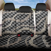 Black Aloha Hawaii Shell Lei Back Car Seat Cover Palaka Hebrew Cone Honey Cowrie Elegant Curves - Polynesian Pride