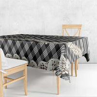 Black Aloha Hawaii Shell Lei Tablecloth Palaka Hebrew Cone Honey Cowrie Elegant Curves - Polynesian Pride