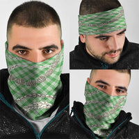 Green Aloha Hawaii Shell Lei Neck Gaiter Palaka Hebrew Cone Honey Cowrie Elegant Curves - Polynesian Pride