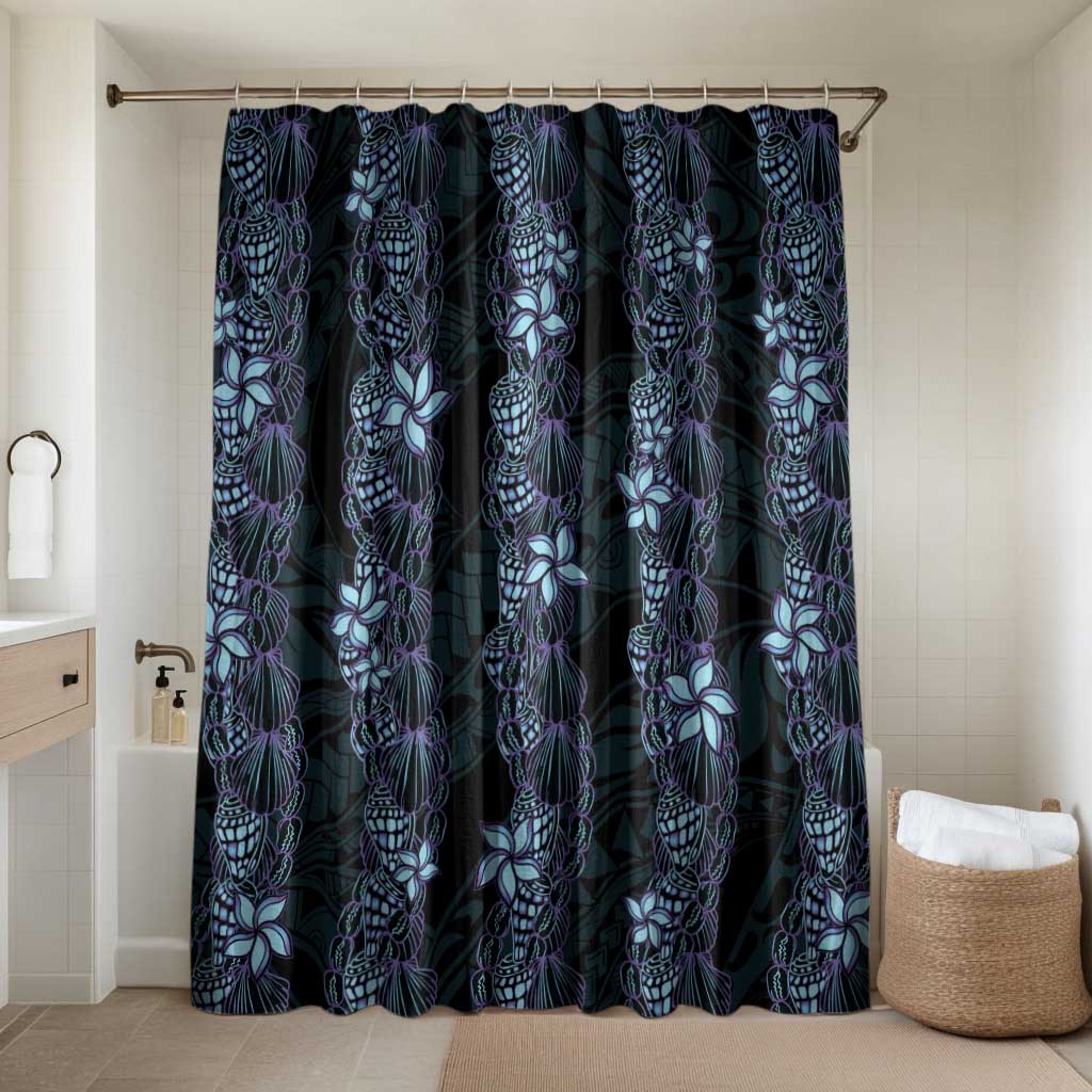 Purple Paradise Hawaii Shell Lei Bathroom Set Hawaiian Sunrise Shell Hebrew Cone Plumeria - Polynesian Pride