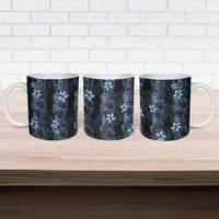 Purple Paradise Hawaii Shell Lei Ceramic Mug Hawaiian Sunrise Shell Hebrew Cone Plumeria LT14 - Polynesian Pride