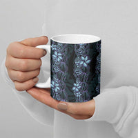 Purple Paradise Hawaii Shell Lei Ceramic Mug Hawaiian Sunrise Shell Hebrew Cone Plumeria LT14 - Polynesian Pride