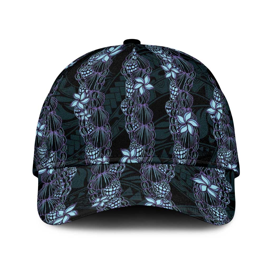 Purple Paradise Hawaii Shell Lei Classic Cap Hawaiian Sunrise Shell Hebrew Cone Plumeria - Polynesian Pride