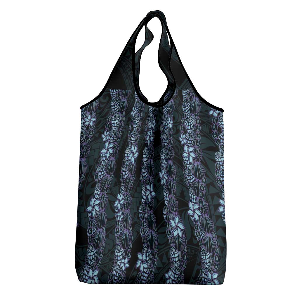 Purple Paradise Hawaii Shell Lei Grocery Bag Hawaiian Sunrise Shell Hebrew Cone Plumeria - Polynesian Pride