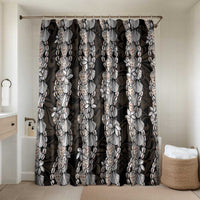 Black and Beige Hawaii Shell Lei Bathroom Set Hawaiian Sunrise Shell Hebrew Cone Plumeria - Polynesian Pride