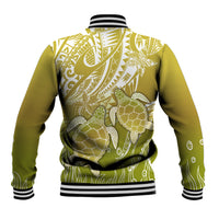 Polynesia Sea Turtle Baseball Jacket Happy Valentine Day Polynesian - Gold LT14 - Polynesian Pride