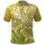 Polynesia Sea Turtle Polo Shirt Happy Valentine Day Polynesian - Gold LT14 Gold - Polynesian Pride