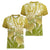 Polynesia Sea Turtle Women V Neck T Shirt Happy Valentine Day Polynesian - Gold LT14 - Polynesian Pride
