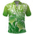 Polynesia Sea Turtle Polo Shirt Happy Valentine Day Polynesian - Green LT14 Green - Polynesian Pride