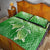 Polynesia Sea Turtle Quilt Bed Set Happy Valentine Day Polynesian - Green LT14 - Polynesian Pride
