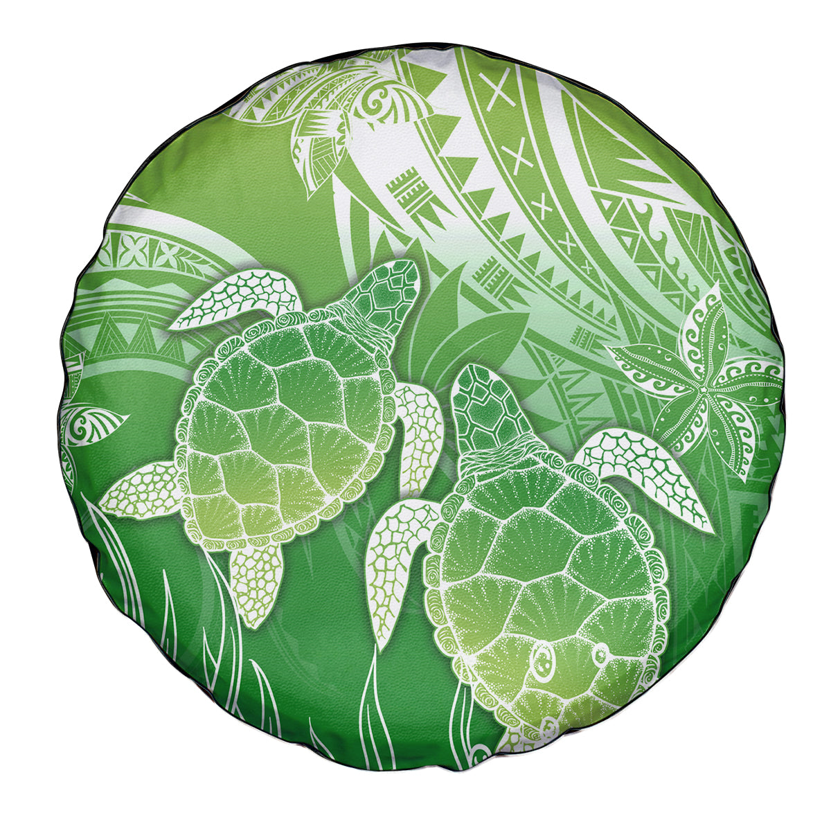 Polynesia Sea Turtle Spare Tire Cover Happy Valentine Day Polynesian - Green LT14 - Polynesian Pride