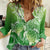 Polynesia Sea Turtle Women Casual Shirt Happy Valentine Day Polynesian - Green LT14 Female Green - Polynesian Pride