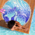 Polynesia Valentine Day Beach Blanket Polynesian Sea Turtle Turquoise Version LT14 - Polynesian Pride