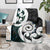 Aotearoa Koru Blanket Cyan Maori Paua Shell Mix Silver Fern