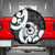 Aotearoa Koru Spare Tire Cover Cyan Maori Paua Shell Mix Silver Fern