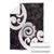 Aotearoa Koru Blanket Purple Maori Paua Shell Mix Silver Fern