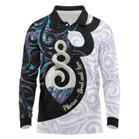 Aotearoa Pikorua Long Sleeve Polo Shirt NZ Twist - Bond And Love