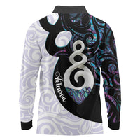 Aotearoa Pikorua Long Sleeve Polo Shirt NZ Twist - Bond And Love