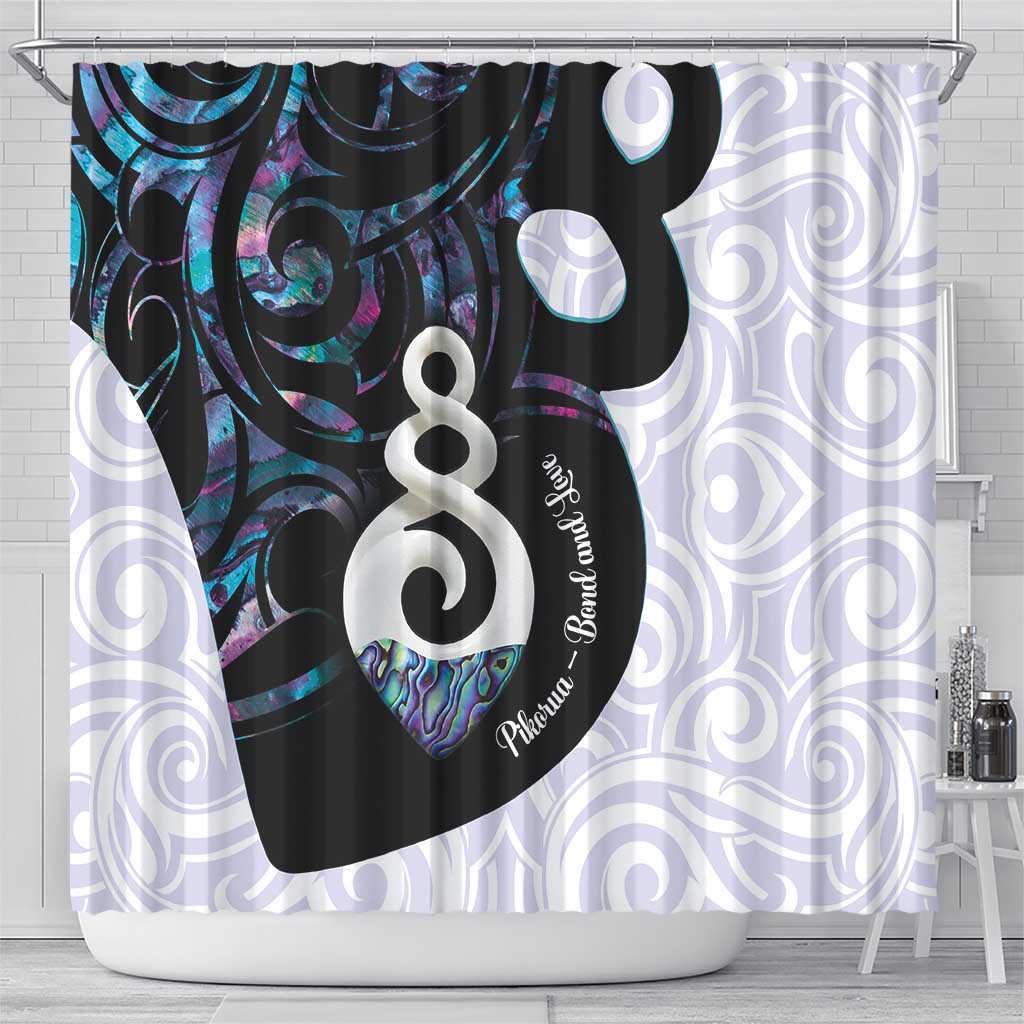 Aotearoa Pikorua Shower Curtain NZ Twist - Bond And Love