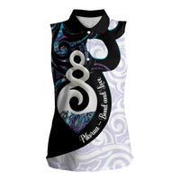 Aotearoa Pikorua Women Sleeveless Polo Shirt NZ Twist - Bond And Love