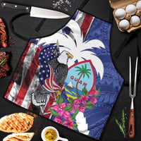 United States Guam Apron USA Eagle Guahan Seal Bougainvillea - Polynesian Pride