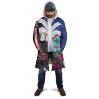 United States Guam Cloak USA Eagle Guahan Seal Bougainvillea - Polynesian Pride