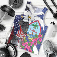 United States Guam Men Tank Top USA Eagle Guahan Seal Bougainvillea - Polynesian Pride
