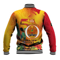 Papua New Guinea Independence Day Baseball Jacket 50th Anniversary Unity in Diversity