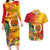 Papua New Guinea Independence Day Couples Matching Long Sleeve Bodycon Dress and Hawaiian Shirt 50th Anniversary Unity in Diversity