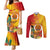 Papua New Guinea Independence Day Couples Matching Mermaid Dress and Long Sleeve Button Shirt 50th Anniversary Unity in Diversity