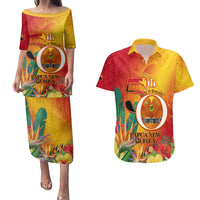 Papua New Guinea Independence Day Couples Matching Puletasi and Hawaiian Shirt 50th Anniversary Unity in Diversity