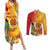 Papua New Guinea Independence Day Couples Matching Summer Maxi Dress and Long Sleeve Button Shirt 50th Anniversary Unity in Diversity