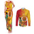 Papua New Guinea Independence Day Couples Matching Tank Maxi Dress and Long Sleeve Button Shirt 50th Anniversary Unity in Diversity