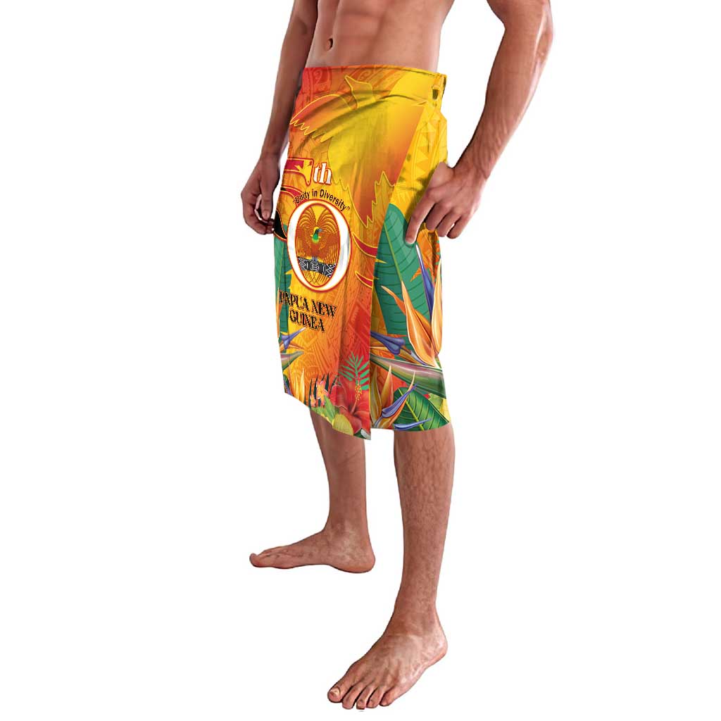 Papua New Guinea Independence Day Lavalava 50th Anniversary Unity in Diversity