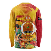 Papua New Guinea Independence Day Long Sleeve Shirt 50th Anniversary Unity in Diversity