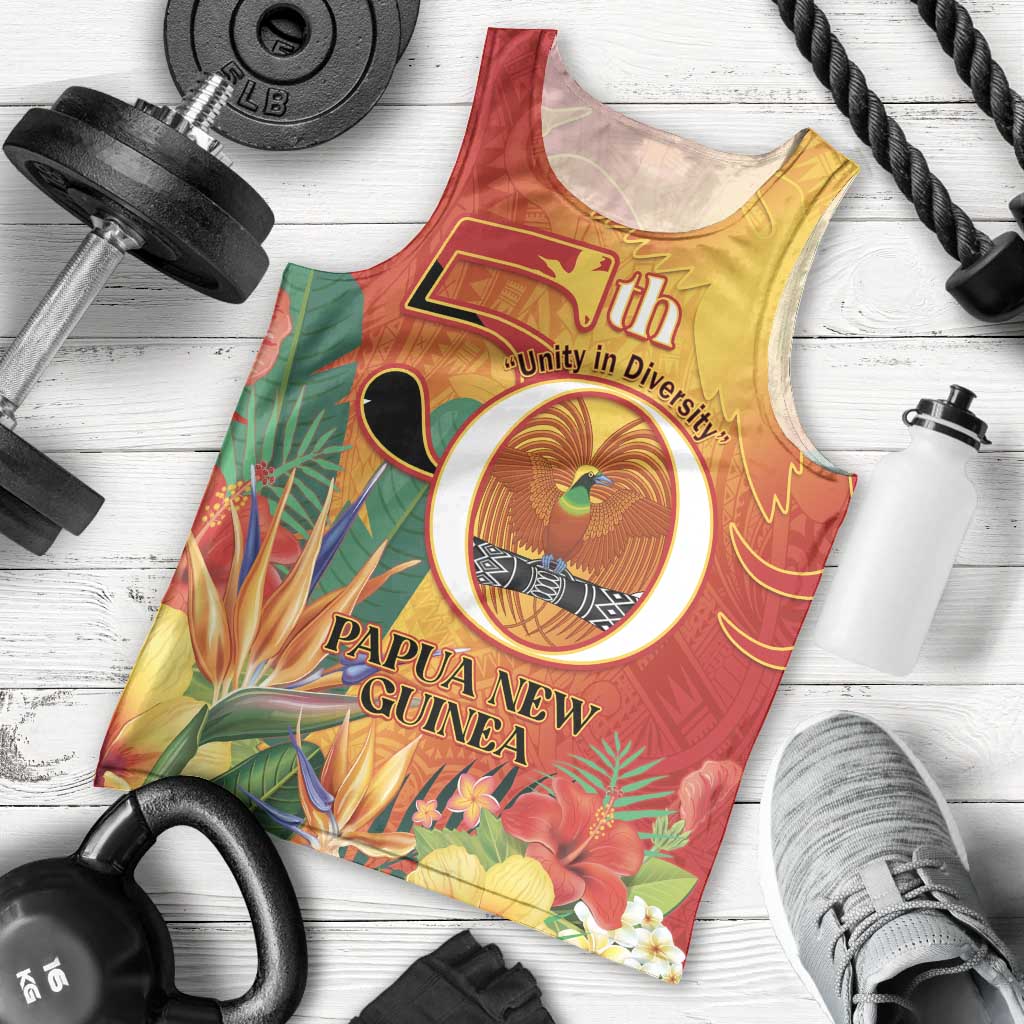 Papua New Guinea Independence Day Men Tank Top 50th Anniversary Unity in Diversity