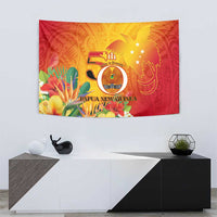 Papua New Guinea Independence Day Tapestry 50th Anniversary Unity in Diversity