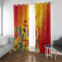 Papua New Guinea Independence Day Window Curtain 50th Anniversary Unity in Diversity