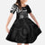 Personalised New Zealand Silver Fern Lacrosse Family Matching Mermaid Dress and Hawaiian Shirt Aotearoa Maori Pattern