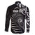 Personalised New Zealand Silver Fern Lacrosse Family Matching Mermaid Dress and Hawaiian Shirt Aotearoa Maori Pattern