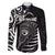 Personalised New Zealand Silver Fern Lacrosse Family Matching Puletasi and Hawaiian Shirt Aotearoa Maori Pattern