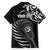 Personalised New Zealand Silver Fern Lacrosse Hawaiian Shirt Aotearoa Maori Pattern