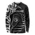 Personalised New Zealand Silver Fern Lacrosse Long Sleeve Shirt Aotearoa Maori Pattern