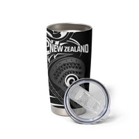 Personalised New Zealand Silver Fern Lacrosse Tumbler Cup Aotearoa Maori Pattern LT14 - Polynesian Pride