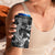 Polynesian 4 in 1 Can Cooler Tumbler Black Hawaiian Tribal Hammerhead Shark