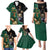 Personalised New Zealand And South Africa Rugby Family Matching Puletasi and Hawaiian Shirt 2024 All Black Springboks Mascots Together